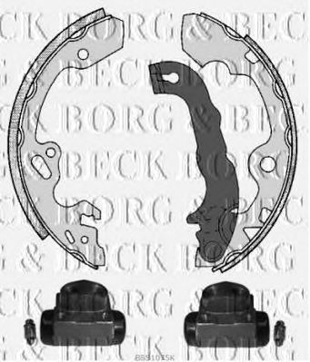 BORG & BECK bbs1075k -  Комплект тормозных колодок
